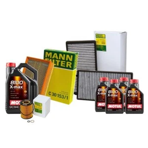 Motul + OEM Engine Oil Change Kit (0W40) (9 Liter) (X-MAX 8100) - Picture 1 of 1