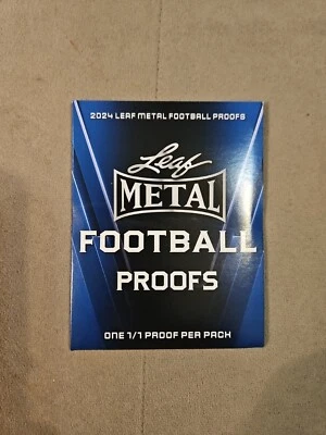 2024 LEAF METAL FOOTBALL 1/1 PACK MAHOMES? ROOKIE JAYDEN DANIELS MALIK NABERS?📈 - Image 1 of 4