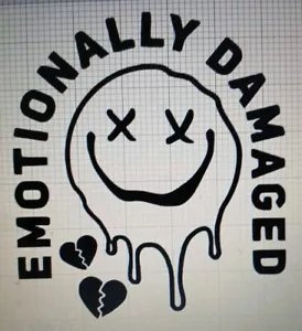 Emotional beschädigtes Aufkleber - Bild 1 von 1