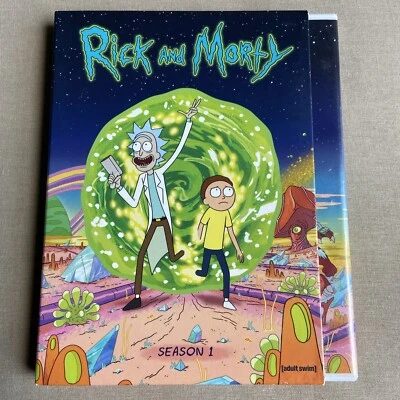 Rick and Morty: First Season 1 (DVD 2014 2-Disc w/ Slipcover) Adult Swim Comedy - Image 1 of 4