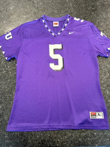 Nike #5 TCU Horned Frog Football Jersey Cover
