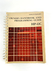 HP-41C Owner&#39;s Handbook and Programming Guide, Rev. B, August 1979 Spiral Bound