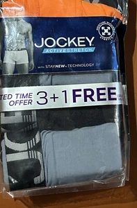 Mens Jockey Bower Briefs 4 Pack Size M - Picture 1 of 3