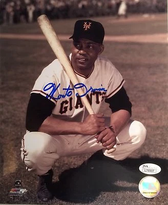 Monte Irvin San Francisco Giants Autographed 8x10 Pose 3 w/ JSA COA - Image 1 of 2