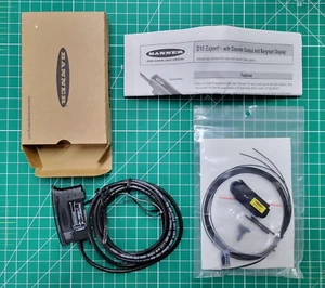 Banner D10B2PFP & 26080 PNP Fiber Optic Sensor Engineering 78762 PBT26 - New Set - Picture 1 of 7