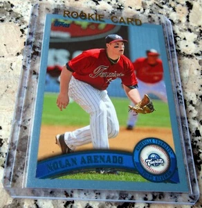NOLAN ARENADO 2011 Topps BLUE Parallel SP Rookie Card RC 189/309 Cardinals HOT $ - Picture 1 of 4