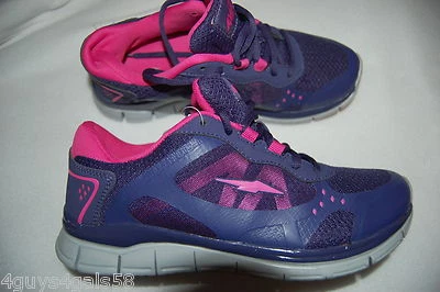 ZAPATOS DEPORTIVOS MUJER Avia Dash PÚRPURA OSCURO Rosa LIGERO 6 Cordones Foto 1 de 2