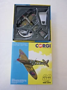 Corgi, Supermarine Spitfire Mk.1, Sqn. Leader Rupert Leigh, 1:72, Diecast, neu - Bild 1 von 12