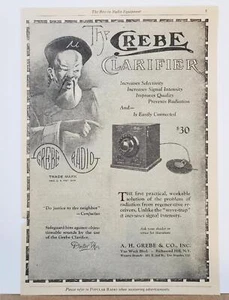 1924 A.H. Grebe & Co. Radio Klärer verhindert Strahlung NY Kunst Fotodruck AD - Bild 1 von 1