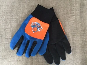 NY KNICKS Sport Utility Gloves, Adult One-Size, Team Colors NWOT - Picture 1 of 5