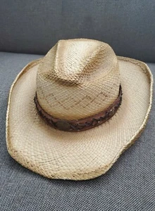 Cappello da cowboy BULLHIDE Sundown Bullhide di Montecarlo Hat Co. (taglia M) - Foto 1 di 12