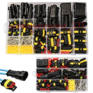 708/352 1-6 Pin Car Automotive Waterproof Electrical Wire Connector Plug Kit Set - Picture 1 of 15