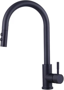 Küchenarmatur Wasserhahn Küche ausziehbar mit Brause Spültisch Mischbatterie DHL - Bild 1 von 8