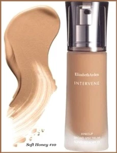 NEW & FACTORY SEALED Elizabeth Arden INTERVENE Foundation #10 Soft Honey SPF 15 - Picture 1 of 5