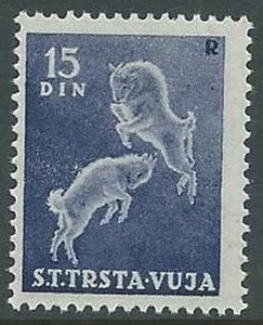 1950 TRIEST B TIERE 15 D POSTFRISCH ** - G164 - Bild 1 von 1