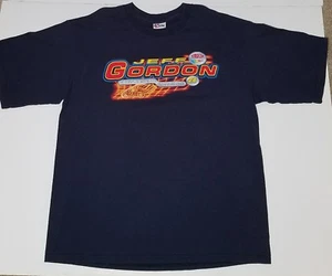 VTG 2002 Winston Cup Jeff Gordon Dupont Double Sided T Shirt schedule on back XL - Picture 1 of 5