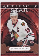 09/10 UD ARTIFACTS JONATHAN TOEWS STAR BASE CARD SP /999 #137