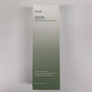 ANUA HEARTLEAF QUERCETINOL PORE DEEP CLEANSING FOAM 150ml / 5.07 fl oz K-Beauty - Picture 1 of 6