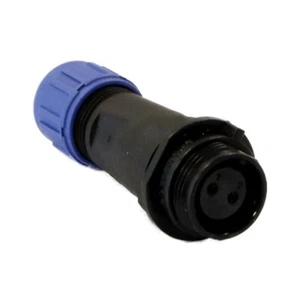 Weipu SP1311C/S2I-N - 2 Pin Female In-Line Connector IP68 without Cap 13A - 13mm - Picture 1 of 5