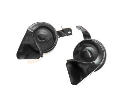 2007-2011 MERCEDES CL S CLASS C216 W221 FRONT HIGH LOW TONE NOTE HORN SET/2 - Image 1 of 4