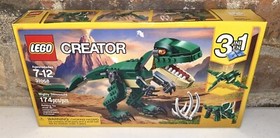 LEGO Creator 3 in 1 Mighty Dinosaur Toy Transforms T Rex Triceratops Pterodactyl