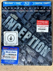 Inception Blu-ray Steelbook - Future Shop Exclusive Brand New Sealed - Picture 1 of 3