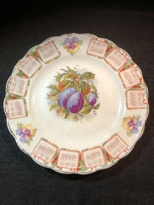 Antiguo sello trasero de placa de calendario 1909 lee - CARNATION McNicol Foto 1 de 4