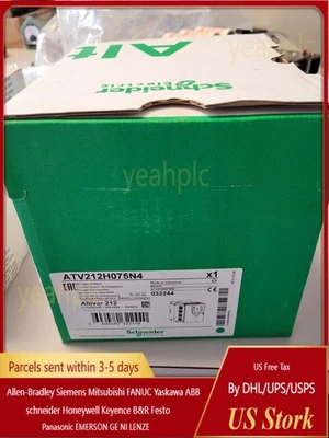 Unidade de frequência variável Schneider ATV212H075N4, VFD, 1HP, 380/480V, nova na caixa - Imagem 1 de 3