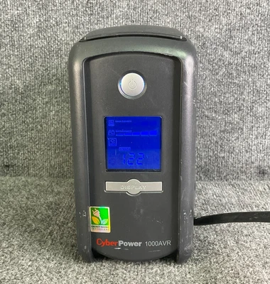 CyberPower 1000 AVR ⚡ Intelligent LCD UPS CP1000AVRLCD 9 Outlets 600W Mini-Tower - Image 1 of 4