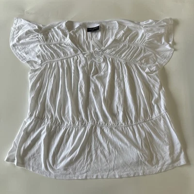 Lane Bryant 26/28 White Swim Cover Up - Image 1 of 4