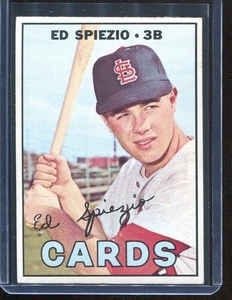 1967 Topps Baseball # 128 Ed Spiezio (NM) Near Mint - Picture 1 of 2