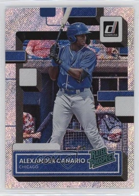 2022 Panini Donruss Rated Prospect Rapture Alexander Canario #RP-12 - Image 1 of 2
