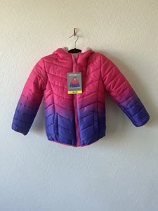 Eddie Bauer Youth Deer Harbor Reversible Jacket Girls S 7/8 - Picture 1 of 6