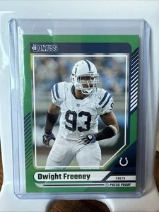 2024 Panini Donruss - #87 Dwight Freeney Green Press Proof - Bild 1 von 10