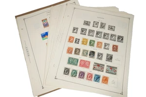 CANADA 1870–1981 COLLECTION OF 860+ STAMPS MINT & USED ON SCOTT PAGES - Picture 1 of 24