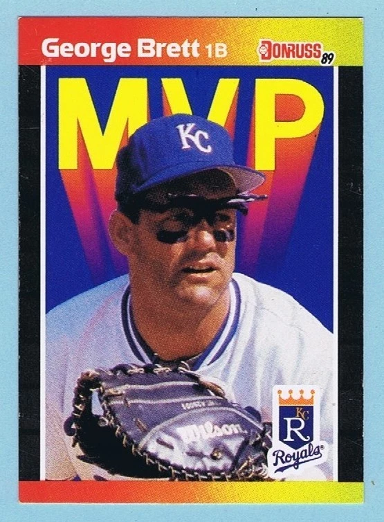 Donruss Jugador Más Valioso 1989 de béisbol - George Brett BC-7 - Kansas City Royals Foto 1 de 1