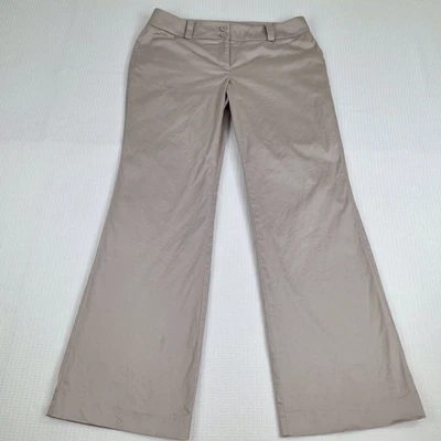 New York & Company Pants Khaki Women's Petites Size 8P Inseam 28.5" Stretch - Image 1 of 4