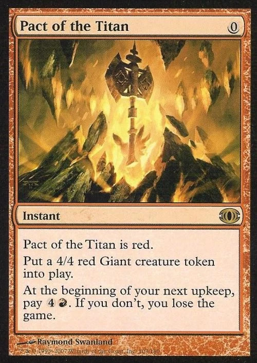 Pact of the Titan - Light Play MTG Futuresight - Image 1 of 1