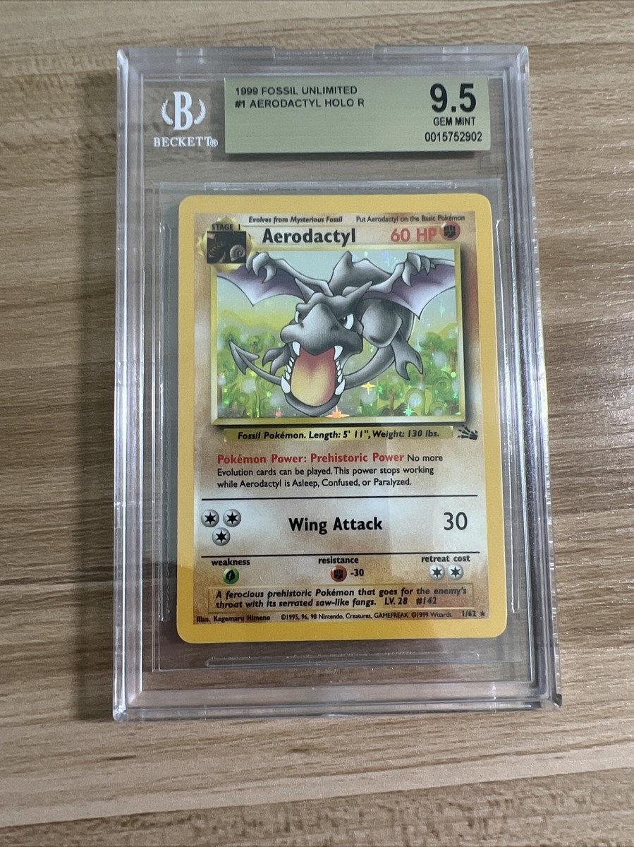 Holo Pokémon TCG Beckett Grading Services (BGS) Fossil Holo Pokémon TCG Beckett Grading Services (BGS) Fossil