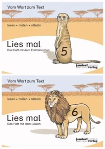 Lies mal Hefte 5 und 6 (Erdmännchen und Löwe - Auflage 2015) als Paket - Imagen 1 de 1