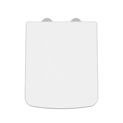 ULTRA Nuie Heavy Duty Toilet Seat Soft Close Quick Release Hinges White Top Fixing