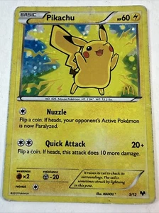 Pikachu 5/12 Holographic Rare Mcdonalds Pokemon 2013 - Picture 1 of 2