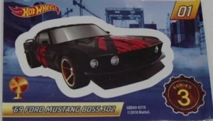 HW '69 FORD MUSTANG BOSS 302 #1 CHASE 2019 MYSTERY MODELS SERIES 3 SEALED BAG - Picture 1 of 4