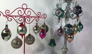 Lote Mixto De 15 Adornos De Navidad De Colección ~ Años 50 ~ Sangría ~ Lágrima ~ MCM ~ ¡BONITO! - Imagen 1 de 24