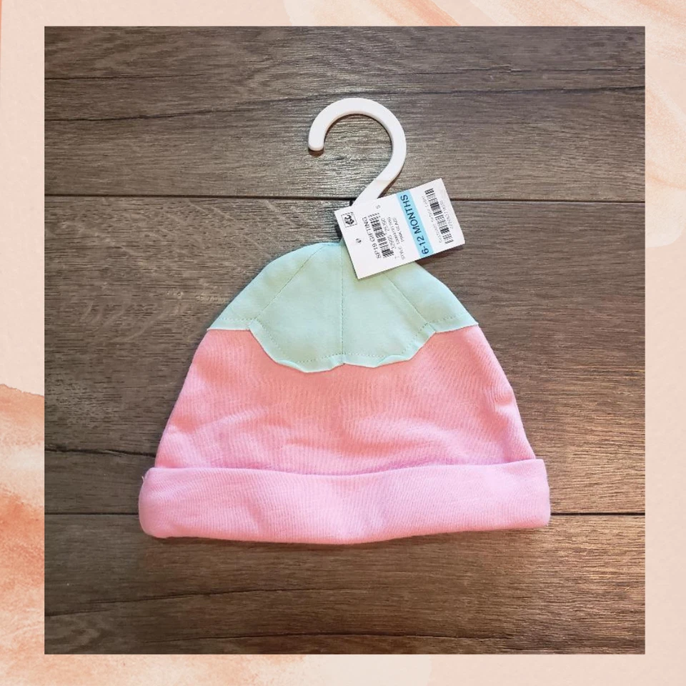 Gorro con puños esmaltado rosa bebé 12-24 meses Foto 1 de 1