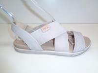 ecco sandals moonrock/emerald