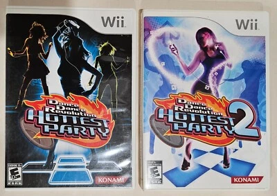 Dance Dance Revolution: Hottest Party 1 and 2 (Nintendo Wii) Complete, CIB - Image 1 of 4