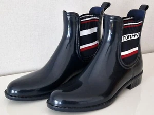 TOMMY HILFIGER Gummi Stiefeletten Gr. 38 Boots Shelsea Blau - Bild 1 von 7