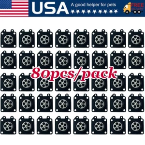 80X Carburetor Metering Diaphragm Gasket Carb For Walbro 95-526-9 95-526 Parts - Picture 1 of 7