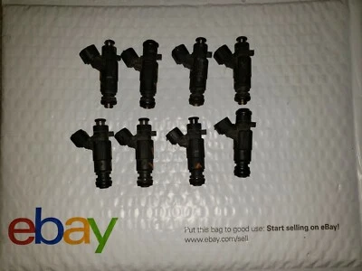 2005 2006 05 06 AUDI S4 4.2 SET OF FUEL INJECTORS OEM 079133551B 0280156180 Foto 1 de 4